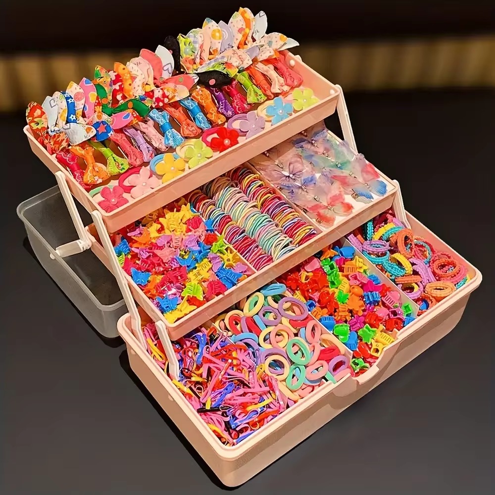 Travel Accessories For 6 Year Old - 555 Pieces Suitable for Girls’ Everyday