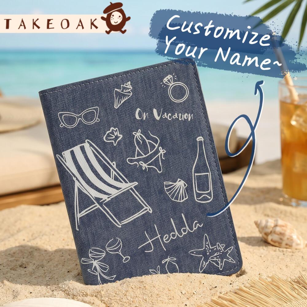 Travel Accessories Hong Kong - Custom Name Summer Vacation Themed Passport