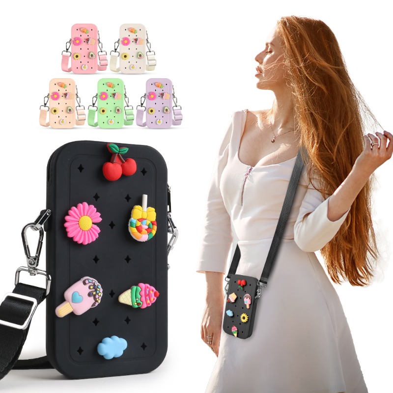 Travel Packing Accessories - Multifunction Portable Silicone Crossbody Bag Waterproof
