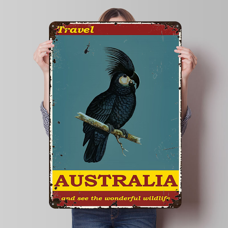 Travel Accessories Australia - Australia Travel Tin Poster Customized Wall