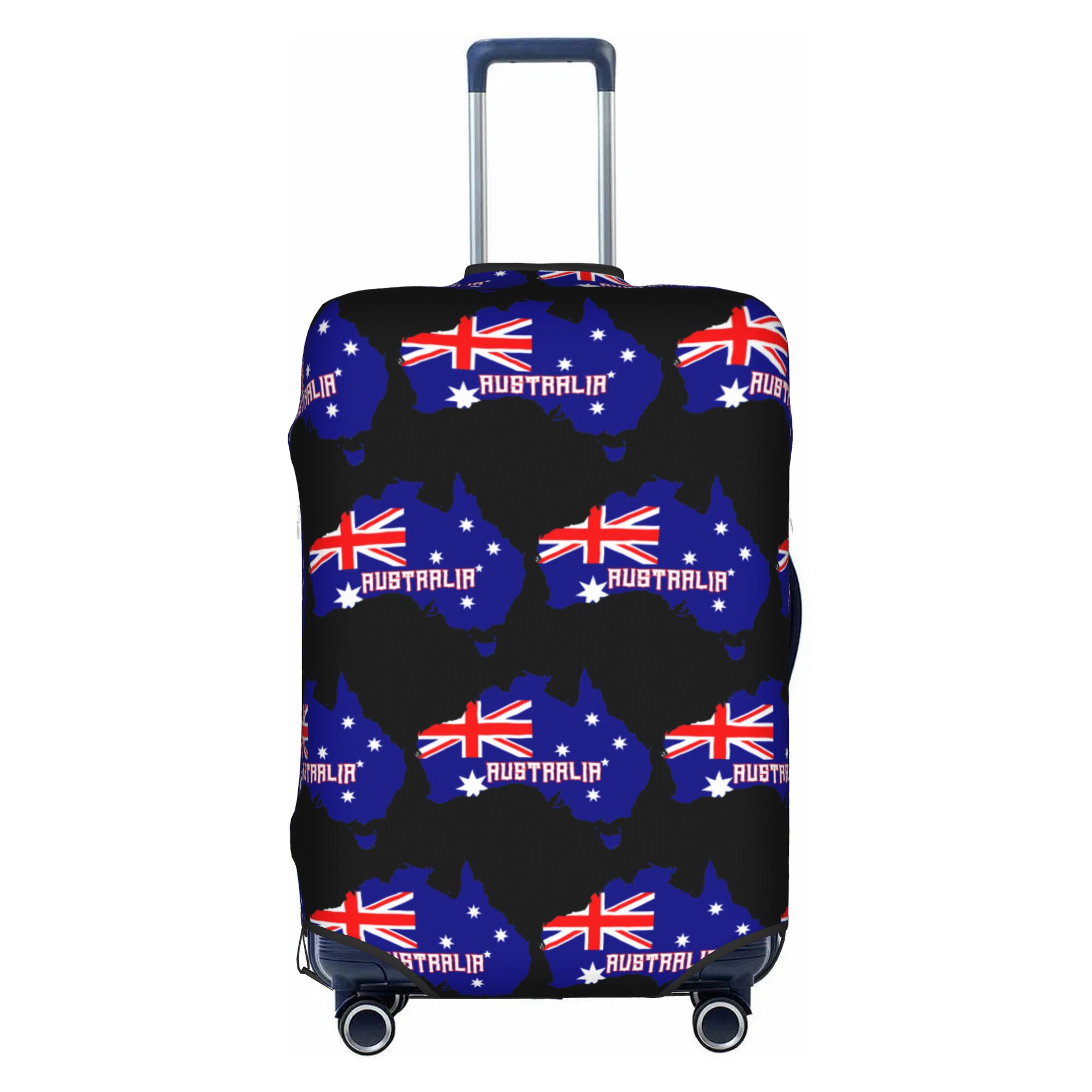 Travel Accessories Australia - Australia Map Flag Luggage Cover Protector
