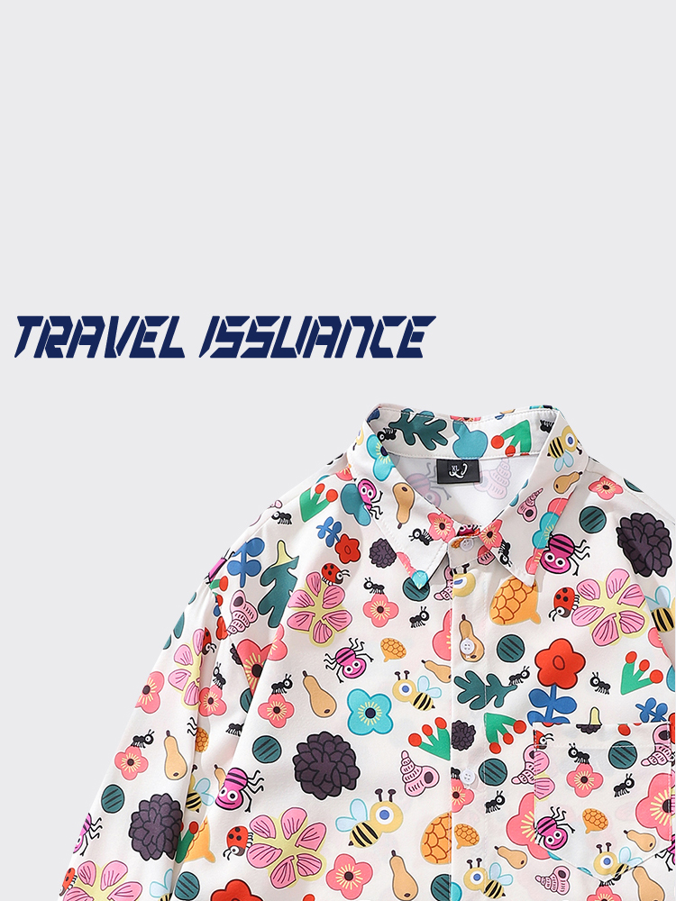 Travel Accessories Hong Kong - Travel Issuance Long Sleeve Loose Shirt