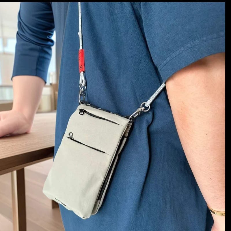 Travel Packing Accessories - Men Slim Fit Crossbody Phone Bag