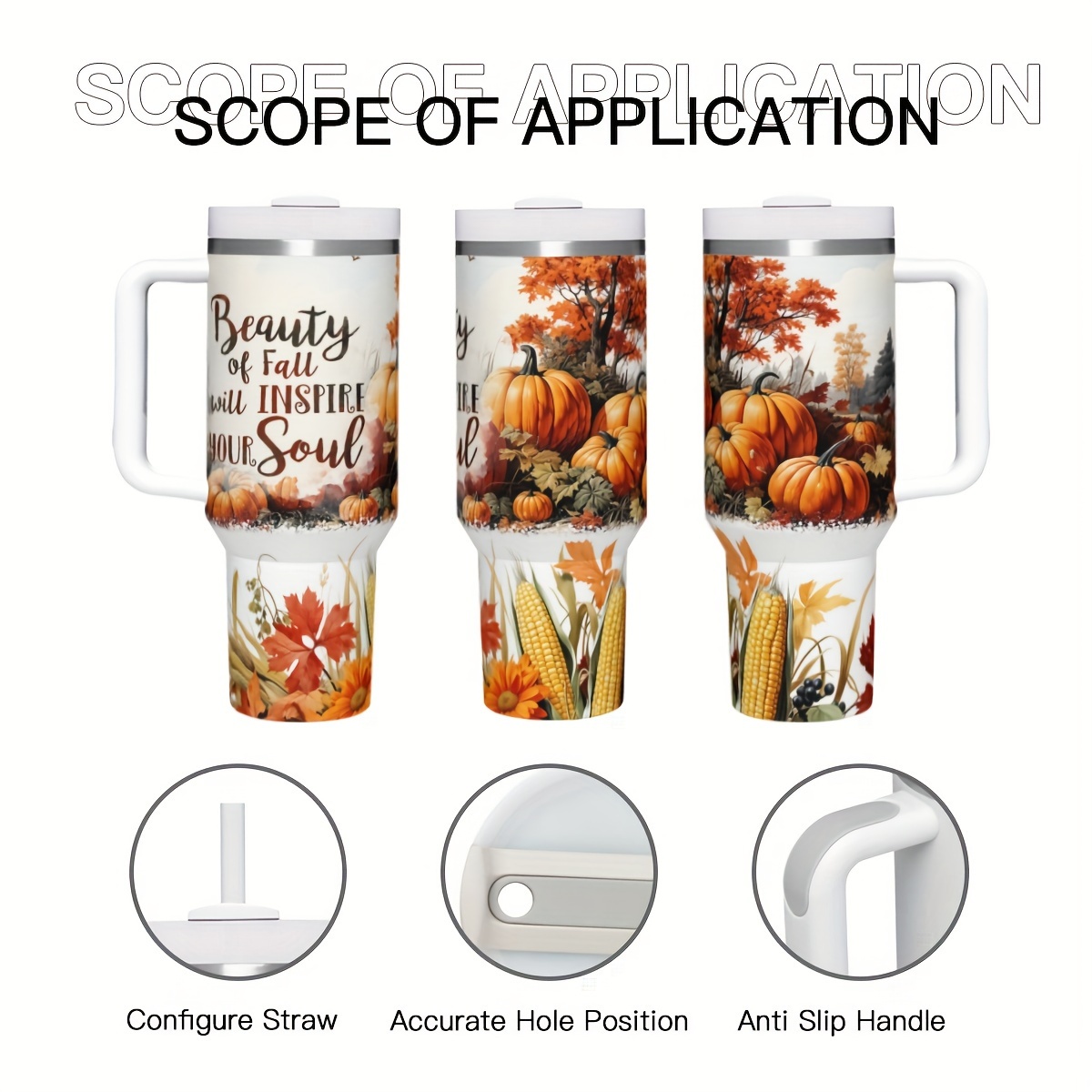 1pc 40oz Autumn Pumpkins Insul - đánh giá và giá Travel Accessories Gift Ideas