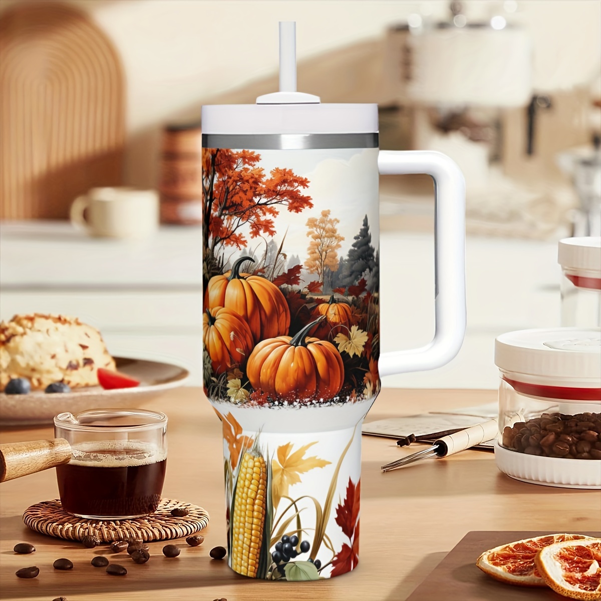 1pc 40oz Autumn Pumpkins Insul - đánh giá và giá Travel Accessories Gift Ideas