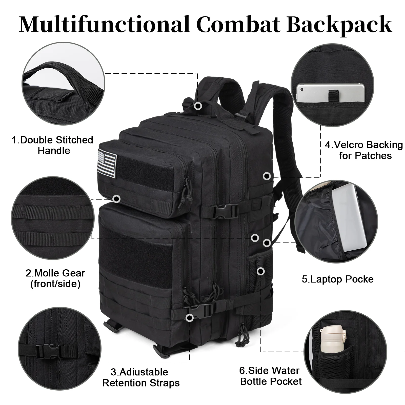 60L Army Military Tactical Bac - đánh giá và giá Travel Packing Accessories