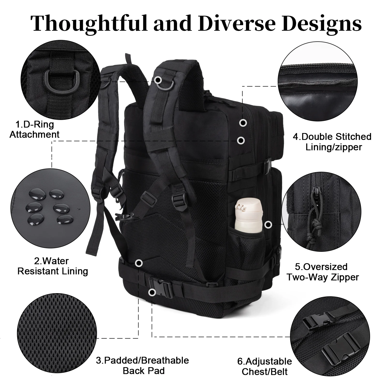 60L Army Military Tactical Bac - đánh giá và giá Travel Packing Accessories