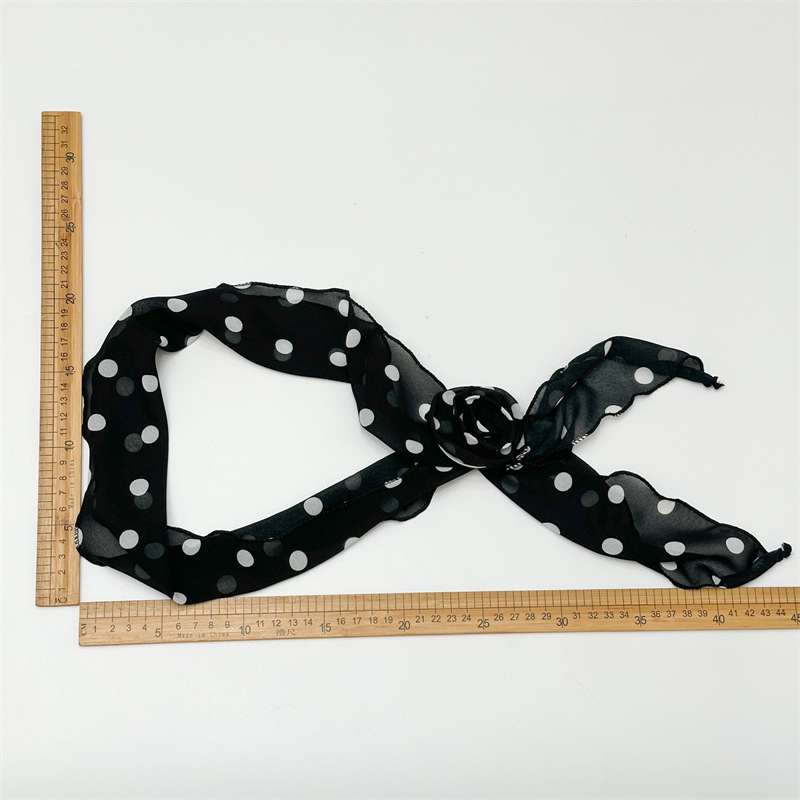 Polka Dot Fabric Hair Tie With - đánh giá và giá Travel Accessories For Young Women