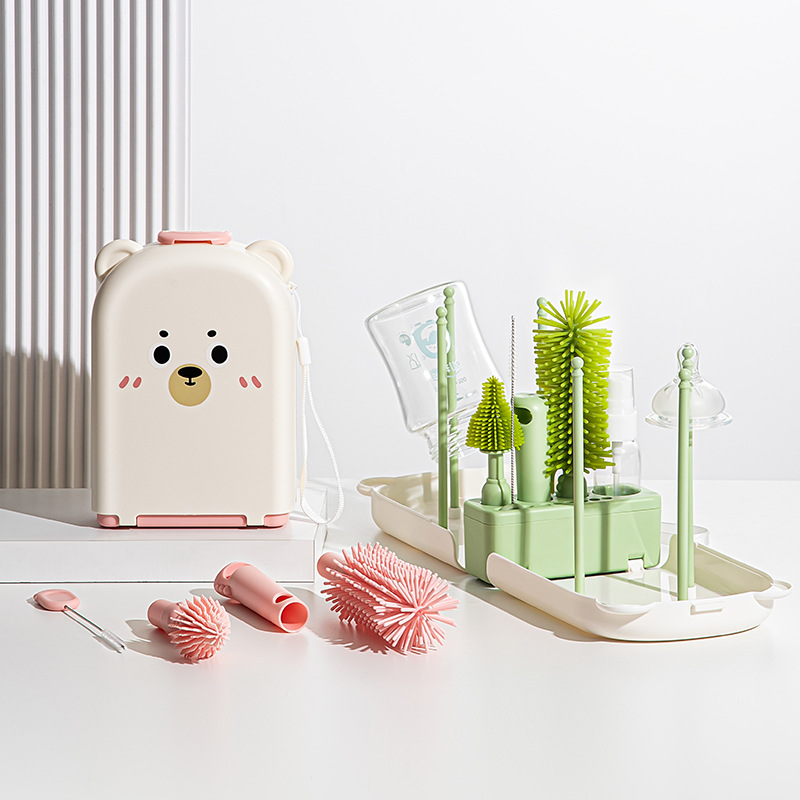 Travel Baby Bottle Brush Set - - đánh giá và giá Travel Accessories For 3 Year Old