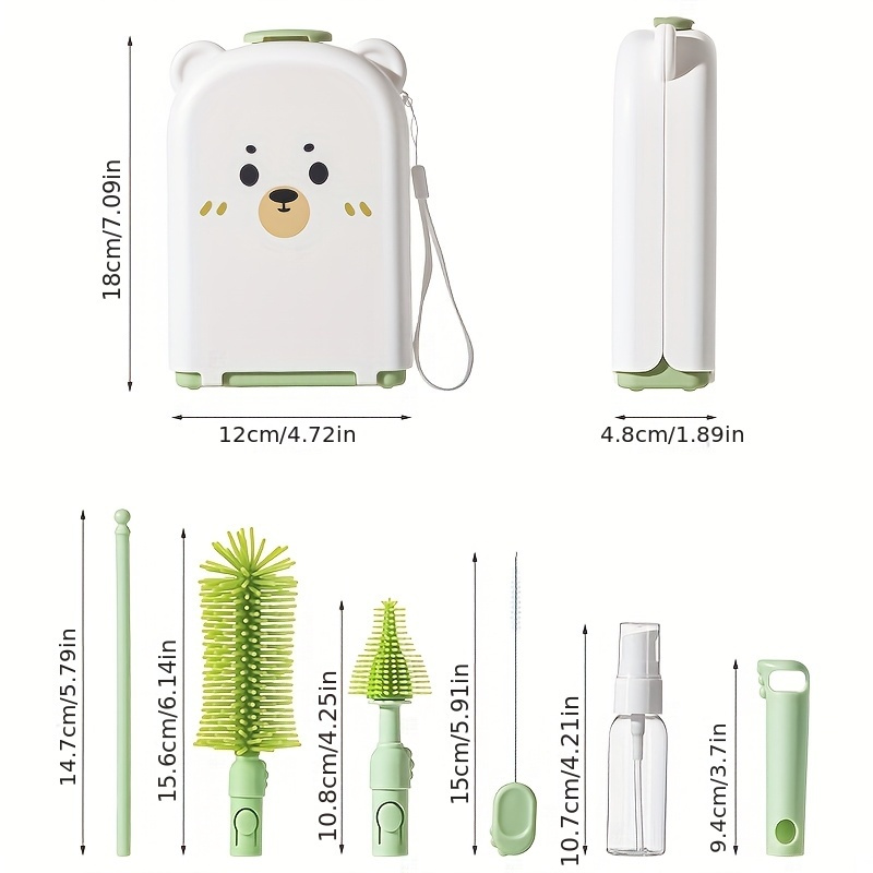 Travel Baby Bottle Brush Set - - đánh giá và giá Travel Accessories For 3 Year Old