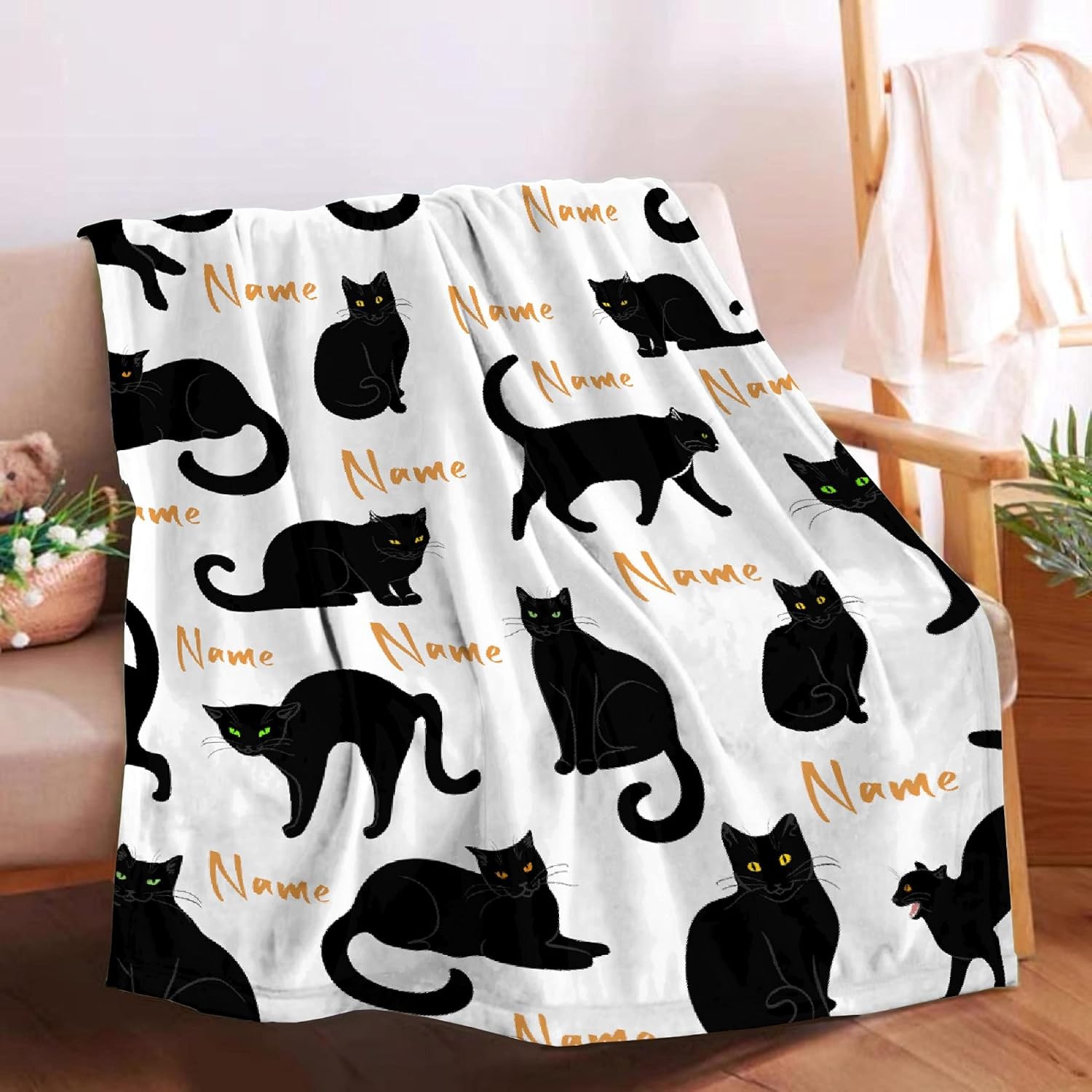 Cute Cat Print Throw Blanket P - đánh giá và giá Travel Accessories Gift Ideas