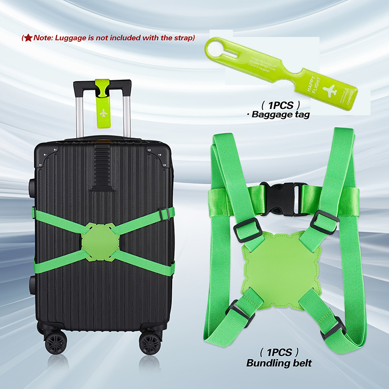 2-Piece Luggage Strap Set + Lu - đánh giá và giá Travel Accessories Gear