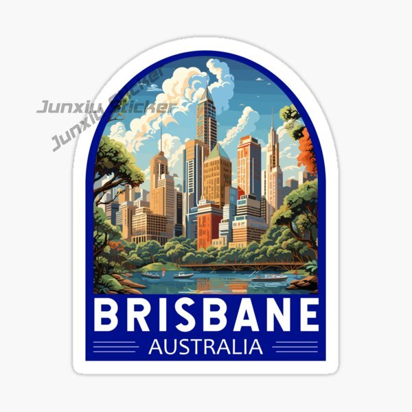 Australia BRISBANE Flag Vinyl  - đánh giá và giá Travel Accessories Australia