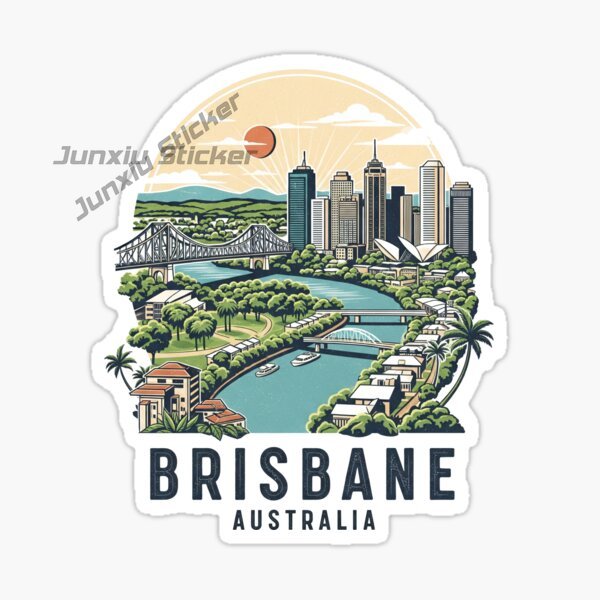 Australia BRISBANE Flag Vinyl  - đánh giá và giá Travel Accessories Australia