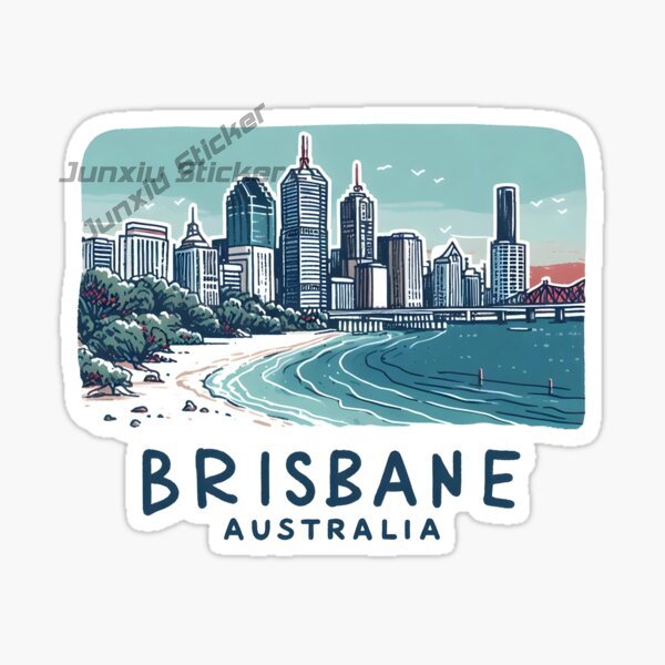 Australia BRISBANE Flag Vinyl  - đánh giá và giá Travel Accessories Australia