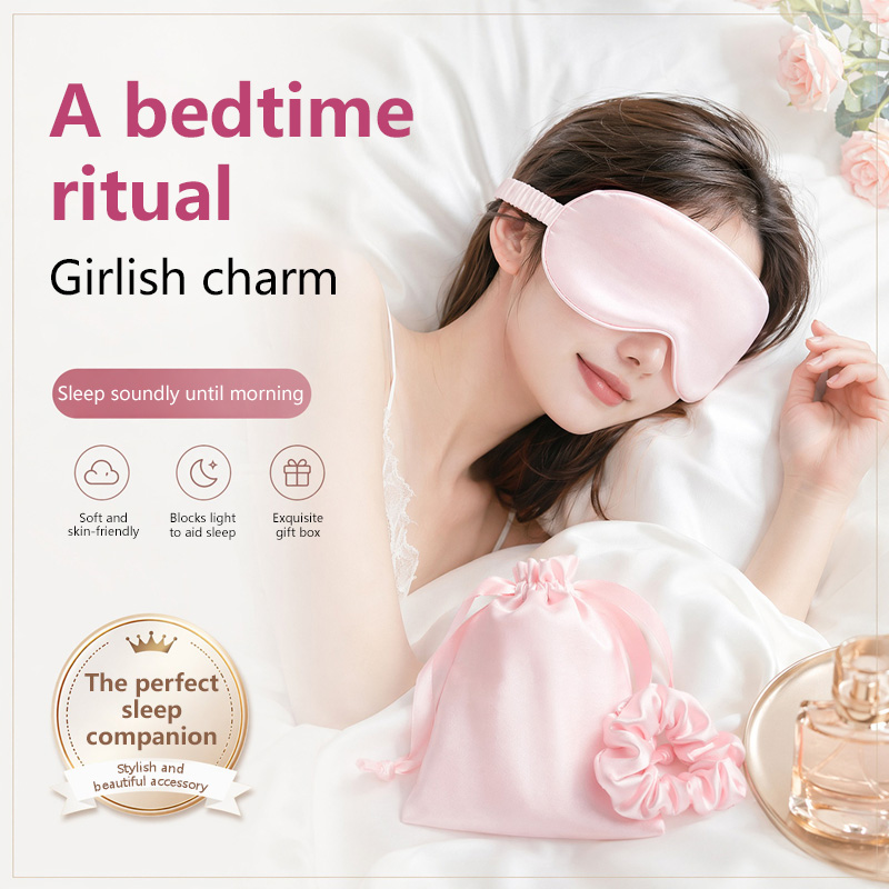 Silk Eye Mask 3Pcs Set Light B - đánh giá và giá Travel Packing Accessories