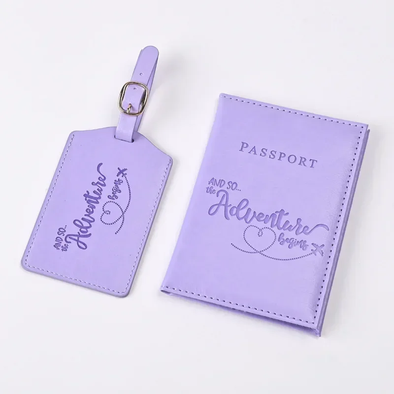 New Purple PU Leather Passport - đánh giá và giá Travel Accessories Gear