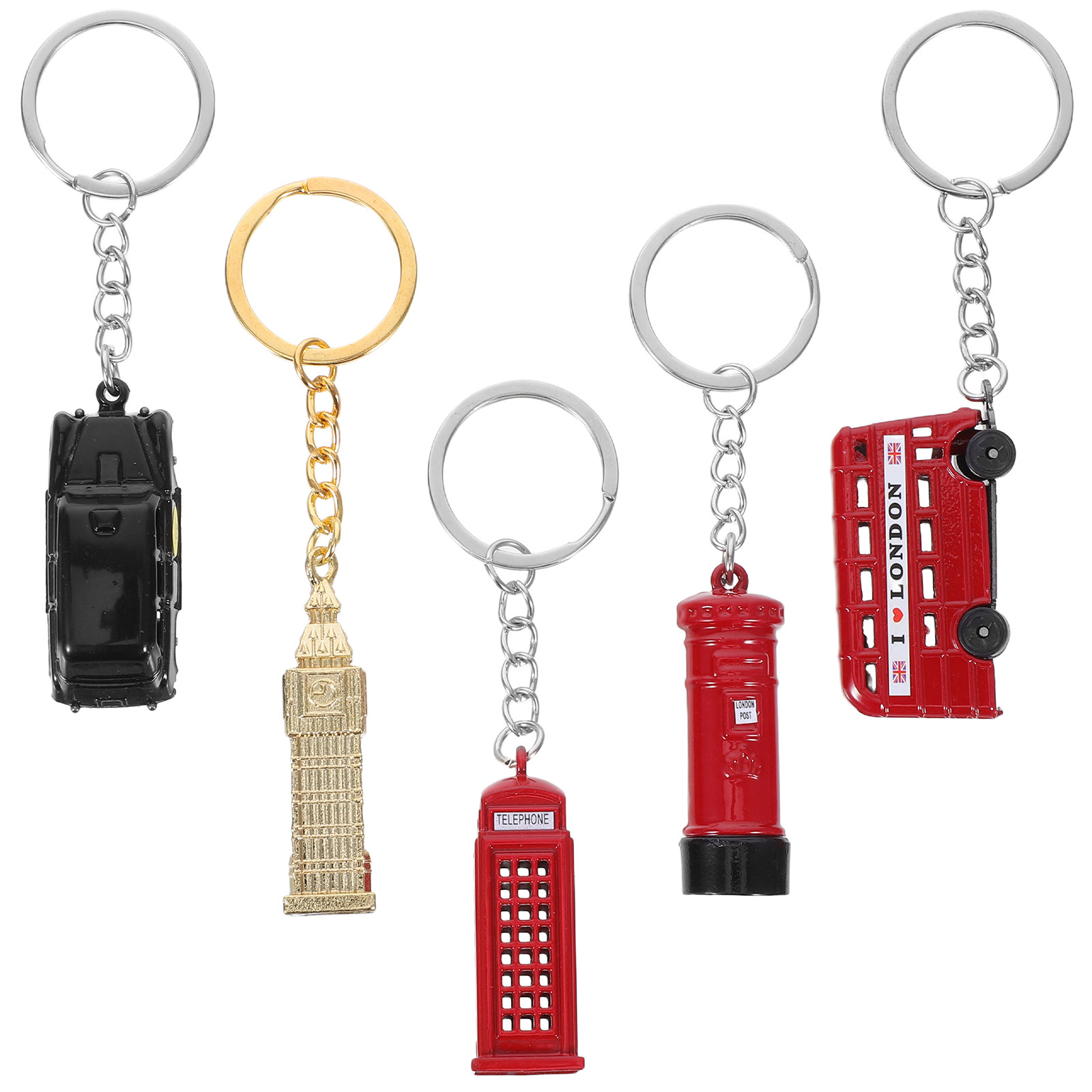 5Pcs British London Bus Keycha - đánh giá và giá Travel Accessories London