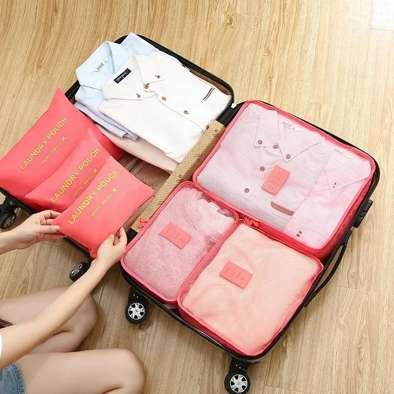 6pcs Set Travel Storage Bags S - đánh giá và giá Travel Accessories Gear