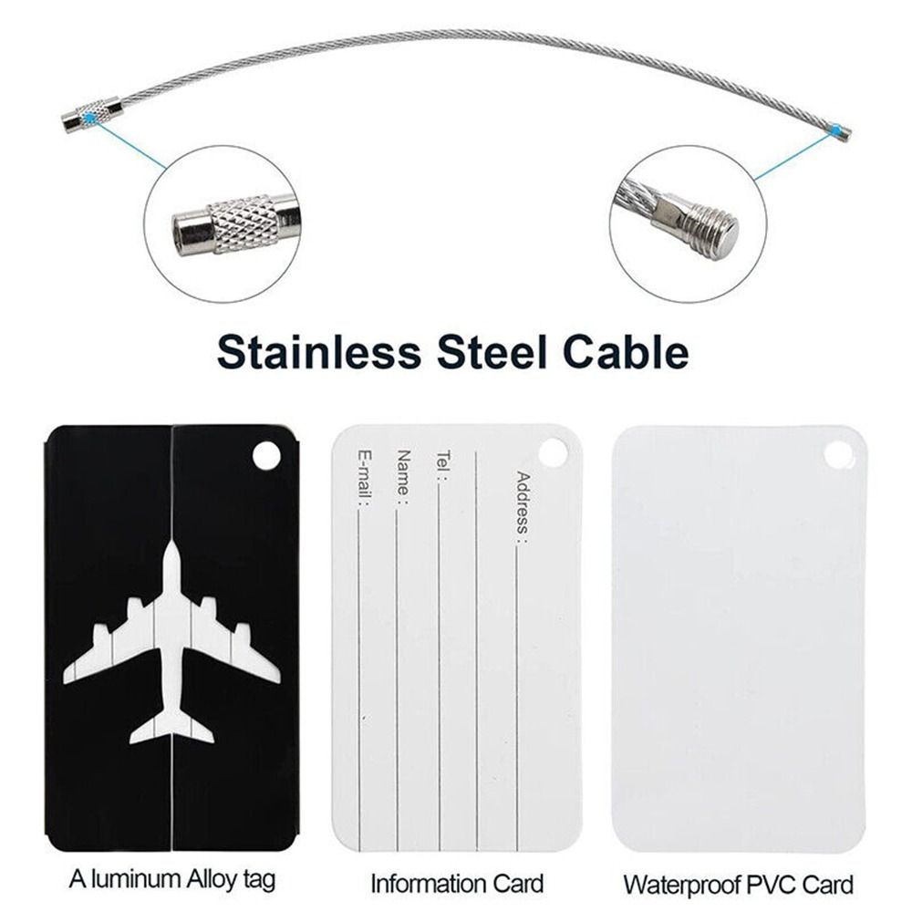 Aluminium Travel Luggage Tags  - đánh giá và giá Travel Accessories Gear